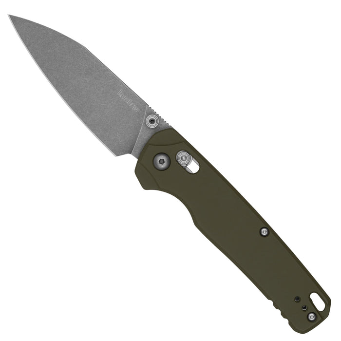 Kershaw 6110OL Bel Air XL (CPM 3V, Reverse Tanto, Cerakote, Olive Aluminum, DuraLock) Pocket Knife