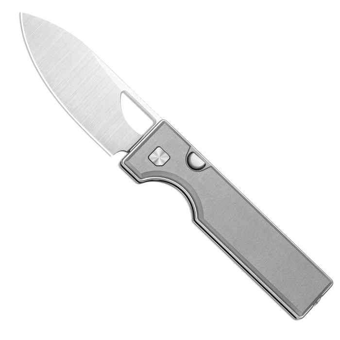Kizer V3708A1 Little Ringbo (AEB-L, Satin, Drop Point, Aluminum) Pocket Knife