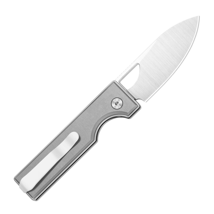 Kizer V3708A1 Little Ringbo (AEB-L, Satin, Drop Point, Aluminum) Pocket Knife
