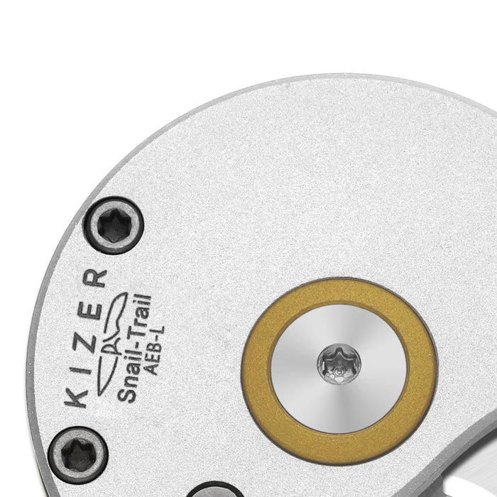 Kizer V2757A3 Snail Trail (AEB-L, Hawkbill, Satin, Aluminum) Slip Joint Pocket Knife