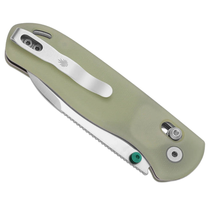 Kizer V3619A20 Drop Bear (Nitro-V, Drop Point, Stonewashed, GID G10, Clutch Lock) Pocket Knife