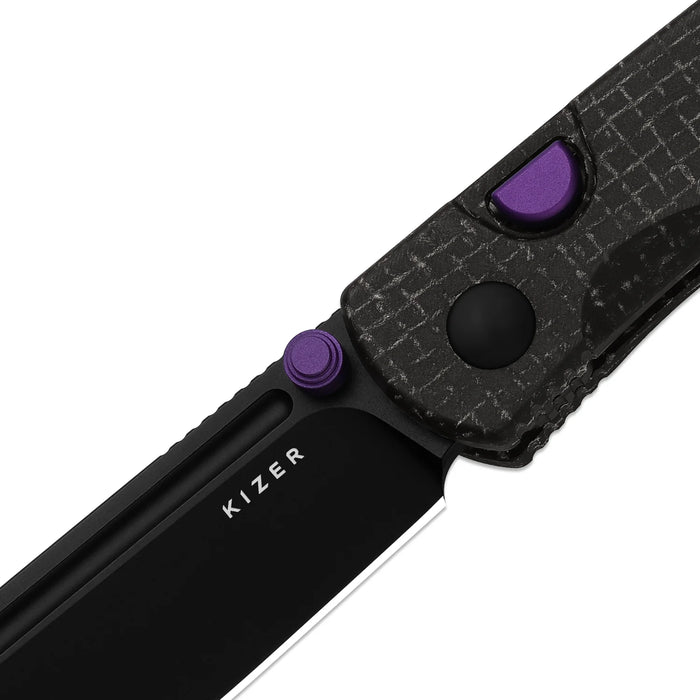 Kizer V3698A1 Renissance (N690, Black PVD Coating, Micarta, Sheepsfoot) Pocket Knife