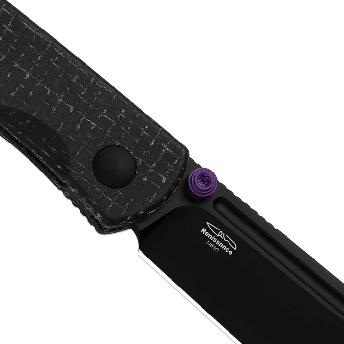 Kizer V3698A1 Renissance (N690, Black PVD Coating, Micarta, Sheepsfoot) Pocket Knife