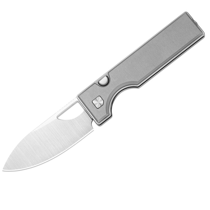 Kizer V3708A1 Little Ringbo (AEB-L, Satin, Drop Point, Aluminum) Pocket Knife