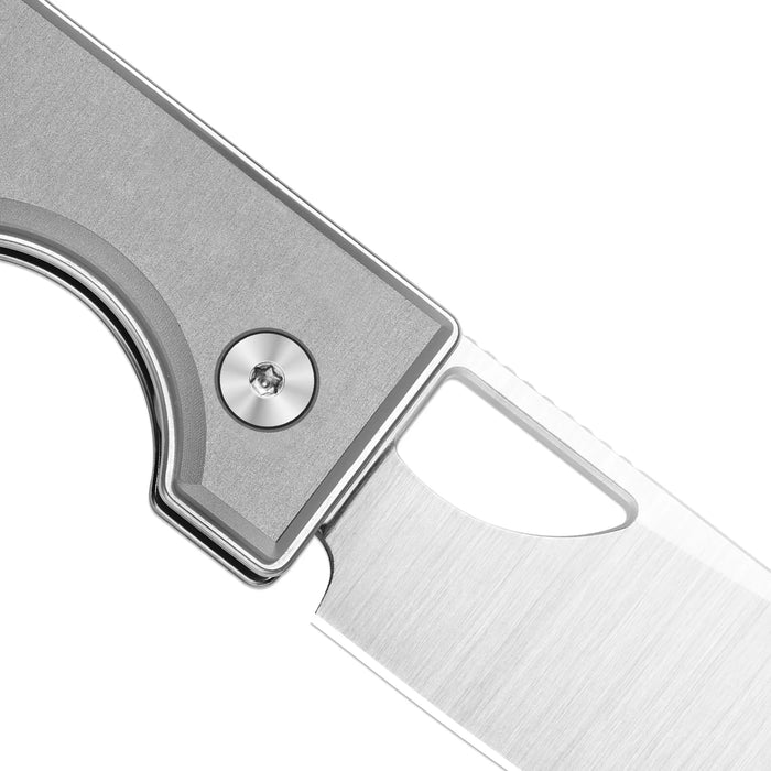 Kizer V3708A1 Little Ringbo (AEB-L, Satin, Drop Point, Aluminum) Pocket Knife