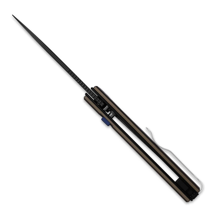 Kizer V3708A2 Little Ringbo (AEB-L, Drop Point, PVD Coating & Stonewashed, Aluminum) Pocket Knife