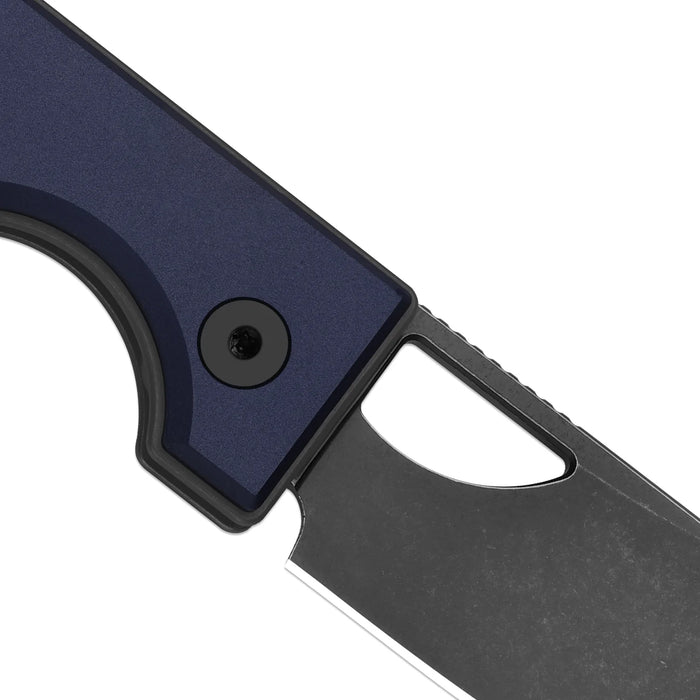 Kizer V3708A3 Little Ringbo (AEB-L, PVD Coating & Stonewashed, Drop Point, Aluminum) Pocket Knife