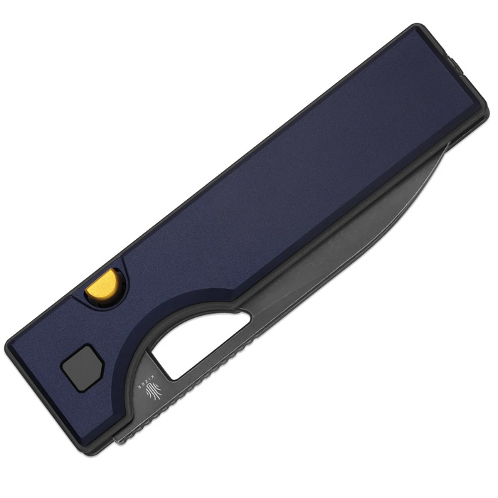 Kizer V3708A3 Little Ringbo (AEB-L, PVD Coating & Stonewashed, Drop Point, Aluminum) Pocket Knife