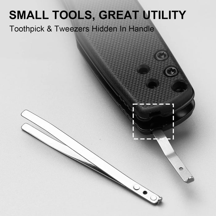 Kizer V3774A2 Aegis (Damascus, Drop Point, Matte, G10) Pocket Knife