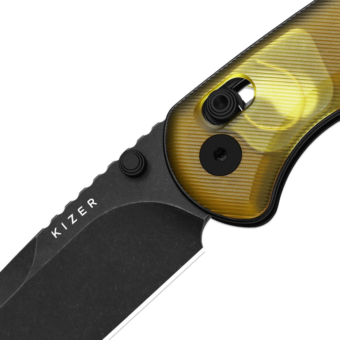 Kizer V3790A1 Buddy II (AEB-L, PVD Coating, Stonewashed, PEI, Drop Point) Pocket Knife