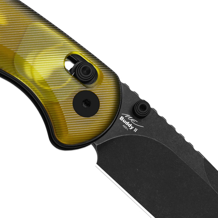 Kizer V3790A1 Buddy II (AEB-L, PVD Coating, Stonewashed, PEI, Drop Point) Pocket Knife