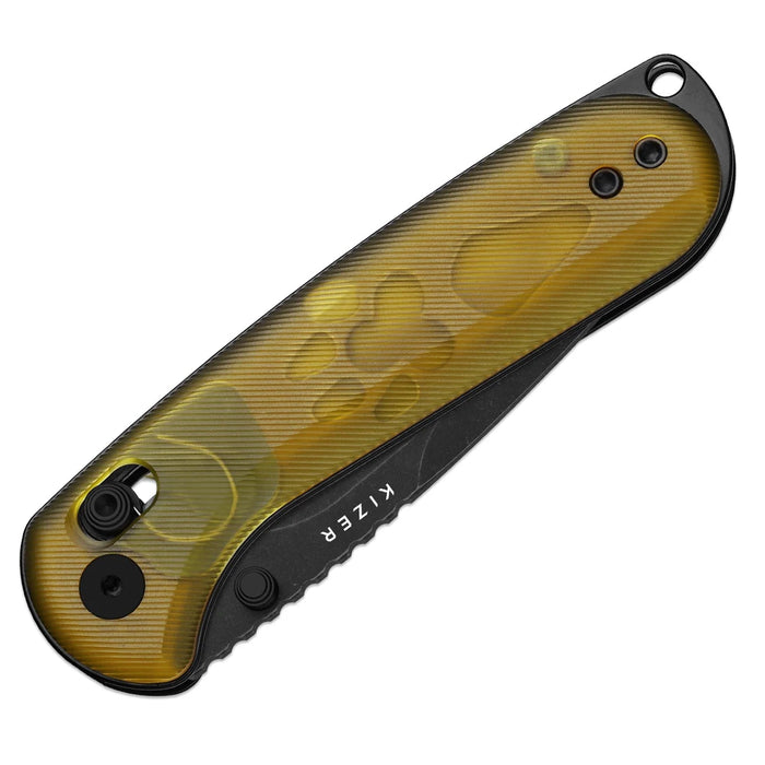 Kizer V3790A1 Buddy II (AEB-L, PVD Coating, Stonewashed, PEI, Drop Point) Pocket Knife