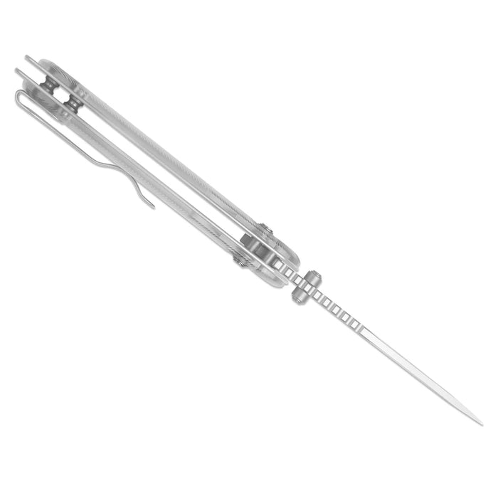 Kizer V3790A2 Buddy II (AEB-L, Satin, Acrylic, Drop Point) Pocket Knife