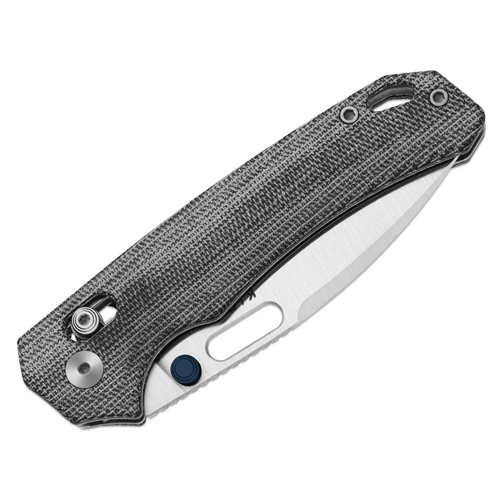 Kizer V3802CDA1 Outposter (Nitro-V, Drop Point, Satin, Norplex UltreX Micarta, Clutch Lock) Pocket Knife