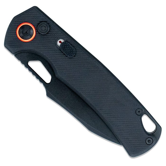 CobraTec CTWOLAUTOBLK Wolverine (D2, Drop Point, G10, Side Button) Automatic Pocket Knife