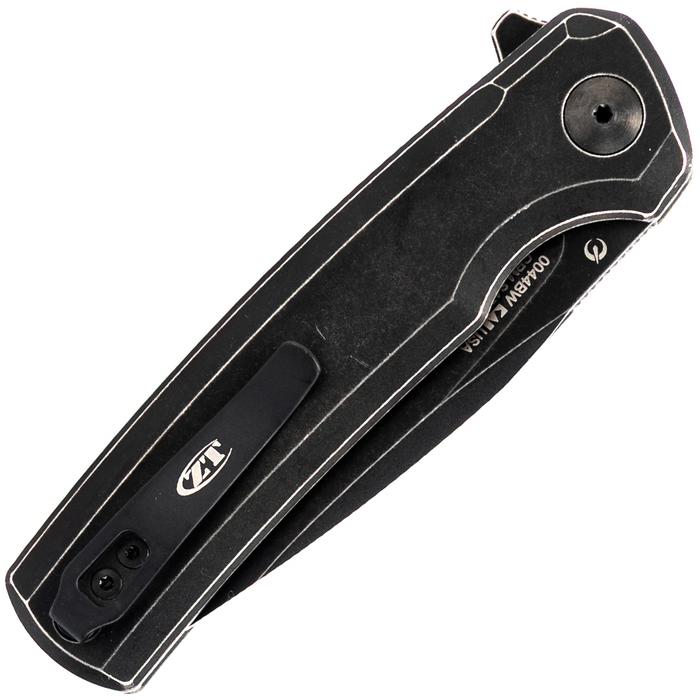 Zero Tolerance 0044BW (S45VN, Drop Point, Black Wash, Titanium, Black) Pocket Knife