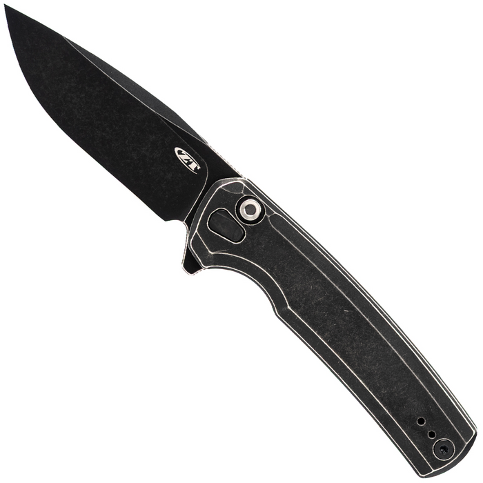 Zero Tolerance 0044BW (S45VN, Drop Point, Black Wash, Titanium, Black) Pocket Knife