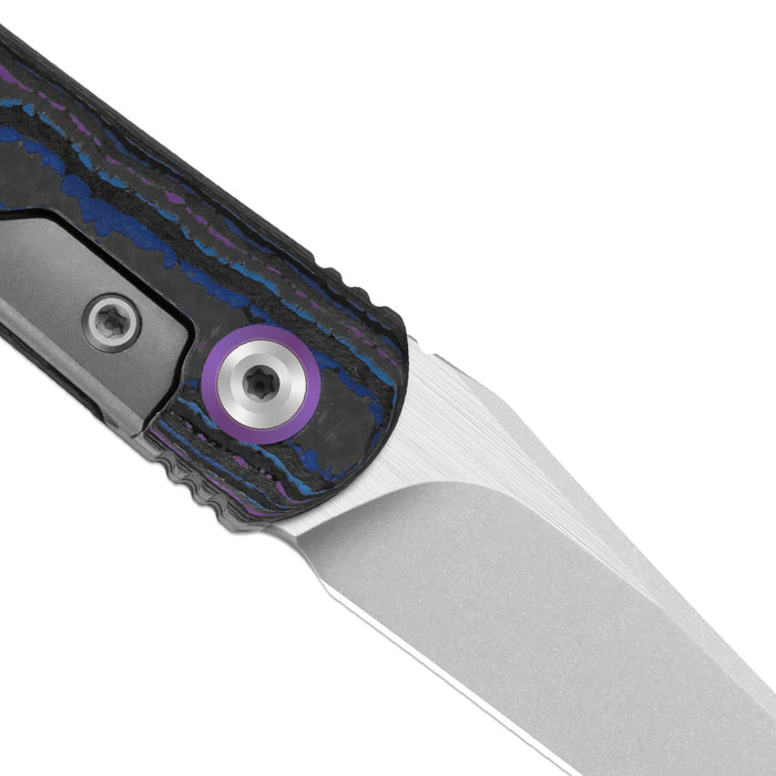 Kizer ZX-3499.3A2 Feist 3 (CPM S90V, Clip Point, Stonewashed