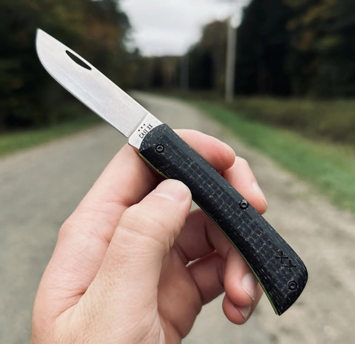 Case XX Crossroads Sod Buster Jr (S35VN, Drop Point, Stonewash, Lamina — Adept Knives