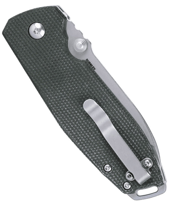 CRKT 2495GR Squid XM (D2, Drop Point, Stonewash, Micarta, Green) Pocket Knife