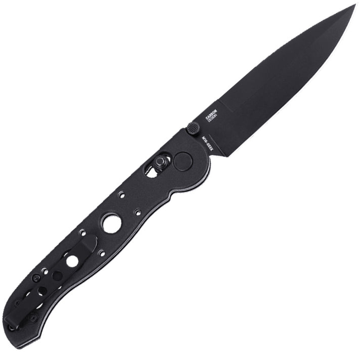 CRKT M16-03XK Crossbar Lock (D2, Drop Point, Black, Grivory) Pocket Knife