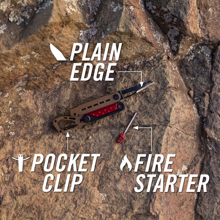 Gerber 1070225 Stakeout Spark Coyote Brown Multi-Tool