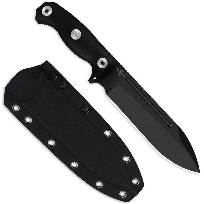 Kizer 1103A2 Drop Bear Fix 7 (1095, Drop Point, Micarta) Fixed Blade Knife