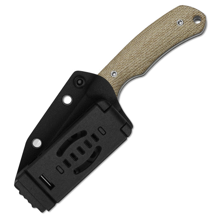 Kizer 1135A4 Field Mouse (14C28N, Sheepsfoot, Satin, Norplex UltreX Micarta) Fixed Blade Knife