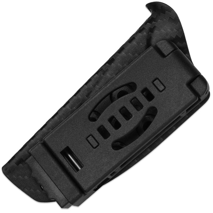 Kizer 1040S9 Mini Harpoon (S45VN, Drop Point, DLC, Fat Carbon) Fixed Blade Knife