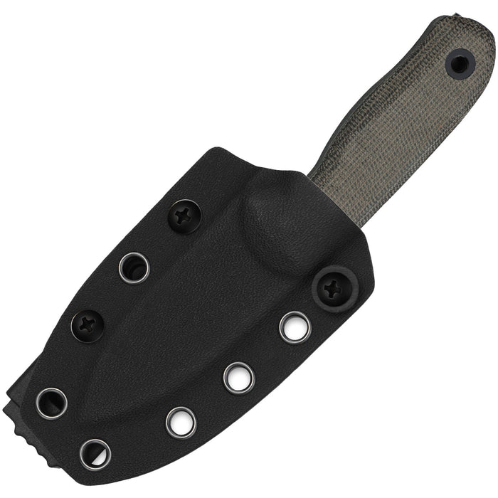 Kizer 1093A3 Drop Bear Fix (S45VN, Sheepsfoot, DLC, Micarta) Fixed Blade Knife