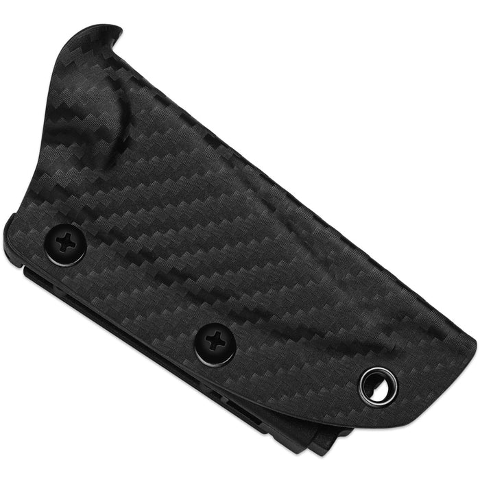 Kizer 1040S9 Mini Harpoon (S45VN, Drop Point, DLC, Fat Carbon) Fixed Blade Knife