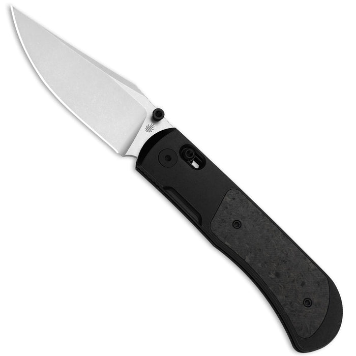 Kizer Ki4761A4 Tycho (M390, Clip Point, Stonewashed, Titanium/Carbon Fiber) Pocket Knife