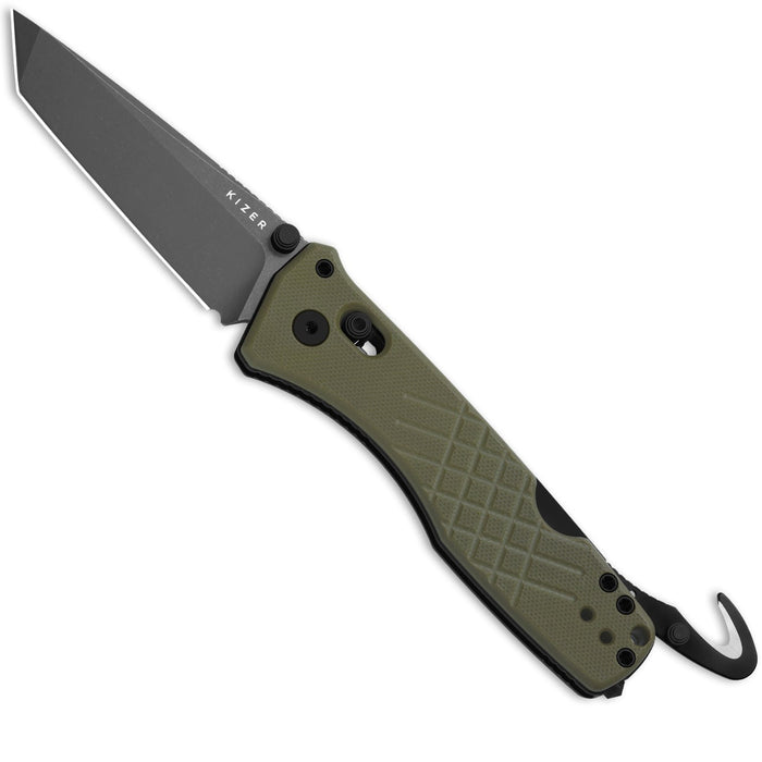 Kizer V3774CTA2 Aegis T (AEB-L, Tanto, Stonewashed, G10) Pocket Knife