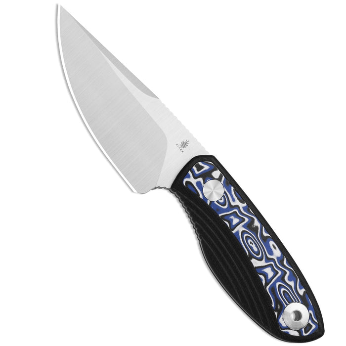Kizer 1134A3 Finch (AEB-L, Drop Point, Satin, G10 & Vortex Micarta) Fixed Blade Knife