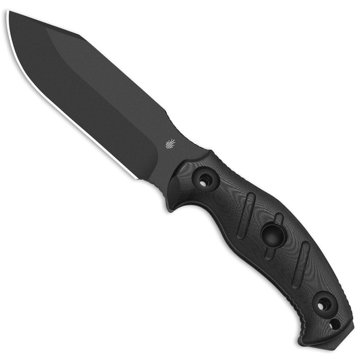 Kizer 1105A3 Sheepdog Survival (1095, Clip Point, Black, G10) Fixed Blade Knife