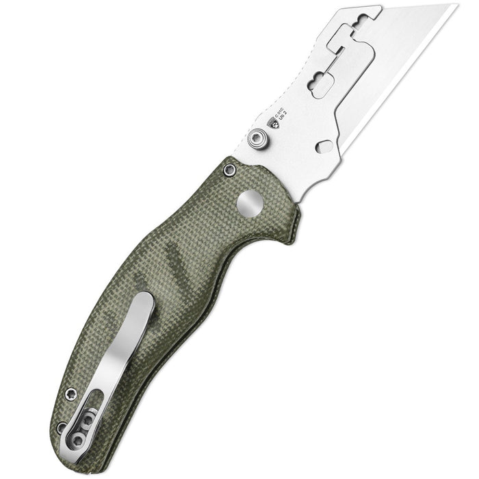 Kizer V3488.29JNA1 C01C Uti 2 (5Cr15MoV, Bead Blasted, Micarta) Utility Knife