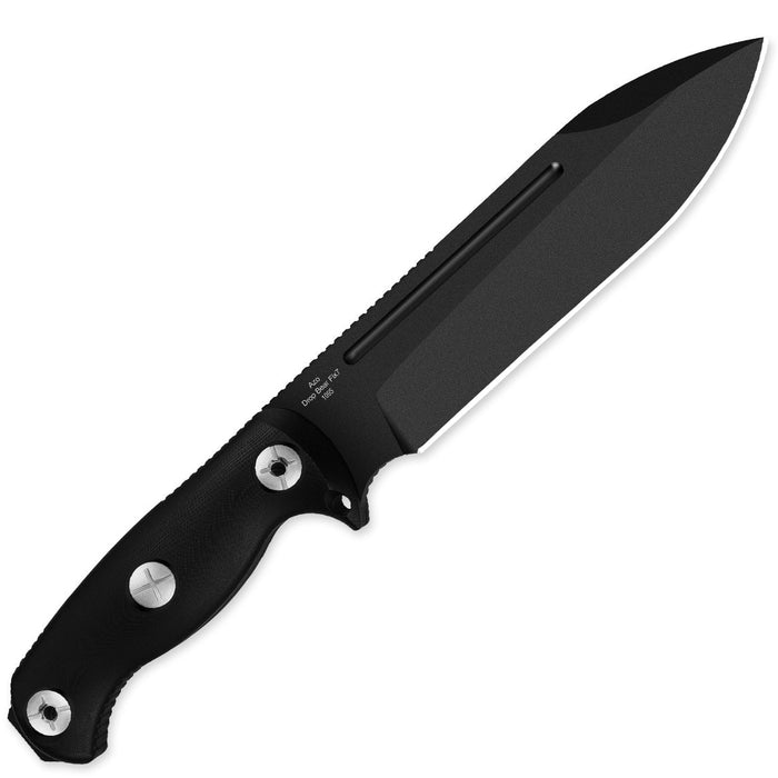 Kizer 1103A2 Drop Bear Fix 7 (1095, Drop Point, Micarta) Fixed Blade Knife