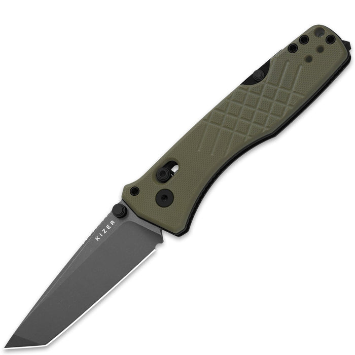 Kizer V3774CTA2 Aegis T (AEB-L, Tanto, Stonewashed, G10) Pocket Knife