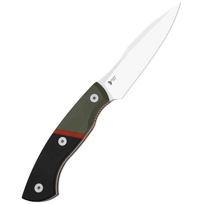 Kizer 1109A2 Hissbite (AEB-L, Drop Point, Satin, G10) Fixed Blade Knife