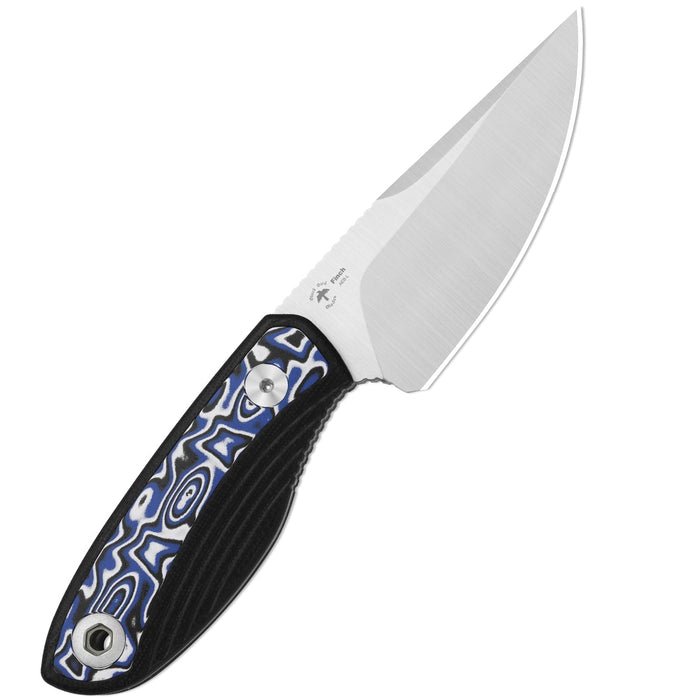 Kizer 1134A3 Finch (AEB-L, Drop Point, Satin, G10 & Vortex Micarta) Fixed Blade Knife