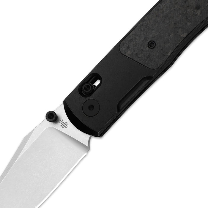 Kizer Ki4761A4 Tycho (M390, Clip Point, Stonewashed, Titanium/Carbon Fiber) Pocket Knife