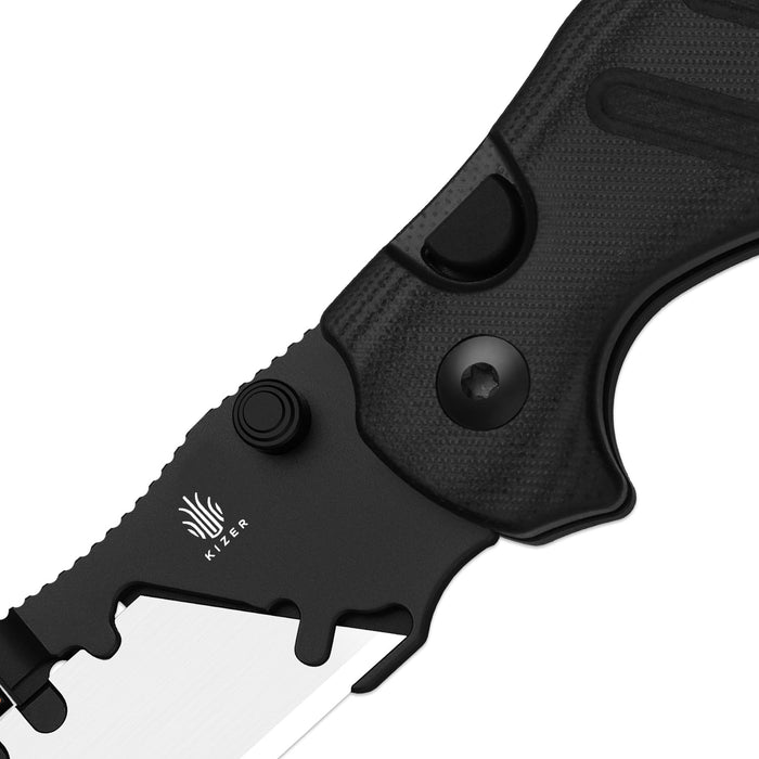 Kizer V3488.29JNA3 C01C Uti 2 (5Cr15MoV, PVD, G10) Utility Knife