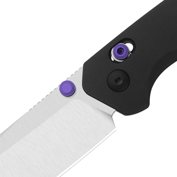 Kizer K3693ACS1 Madrac CL AirTi (M390, Sheepsfoot, Satin, Aluminum, Clutch Lock) Folding Pocket Knife