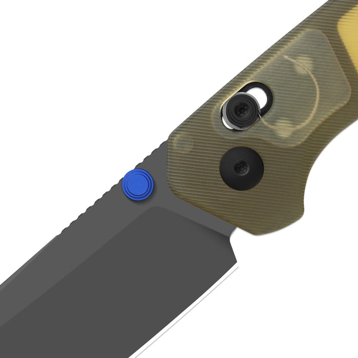 Kizer K3693ACS3 Madrac CL AirTi (M390, Sheepsfoot, Matte DLC Ultra, PEI, Clutch Lock) Folding Pocket Knife