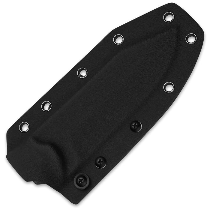 Kizer 1105A3 Sheepdog Survival (1095, Clip Point, Black, G10) Fixed Blade Knife