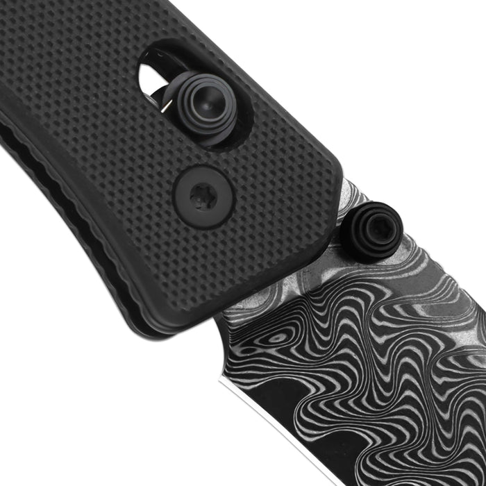 Kizer V3774A2 Aegis (Damascus, Drop Point, Matte, G10) Pocket Knife