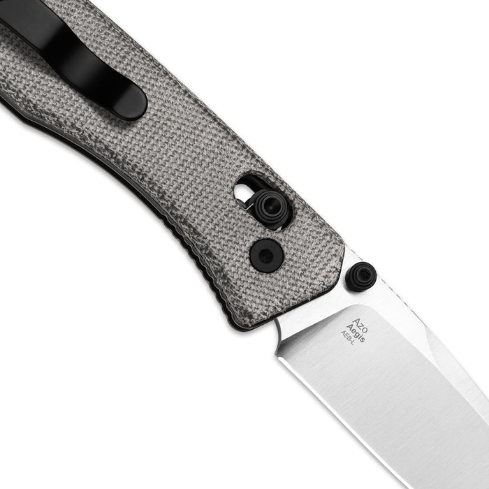 Kizer V3774A1 Aegis (AEB-L, Drop Point, Satin, Micarta) Pocket Knife