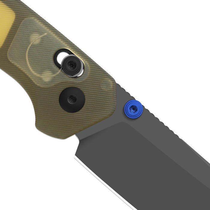 Kizer K3693ACS3 Madrac CL AirTi (M390, Sheepsfoot, Matte DLC Ultra, PEI, Clutch Lock) Folding Pocket Knife