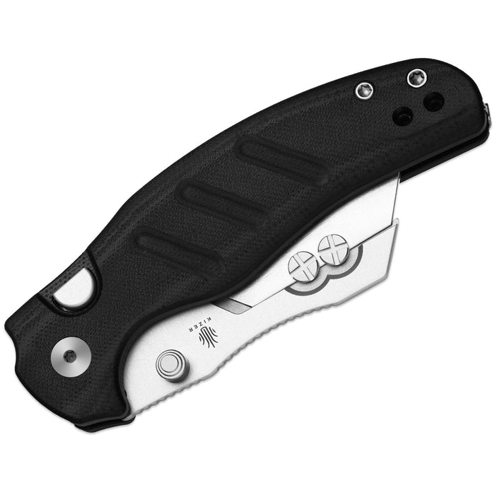 Kizer V3488.29JSA3 C01C Uti 1 (5Cr15MoV, Bead Blasted, G10) Utility Knife