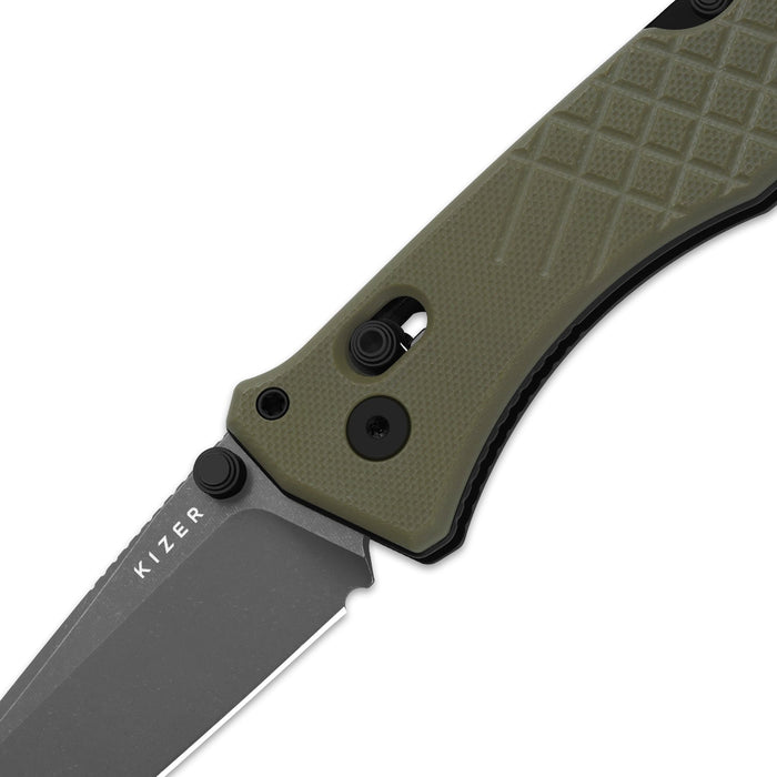 Kizer V3774CTA2 Aegis T (AEB-L, Tanto, Stonewashed, G10) Pocket Knife